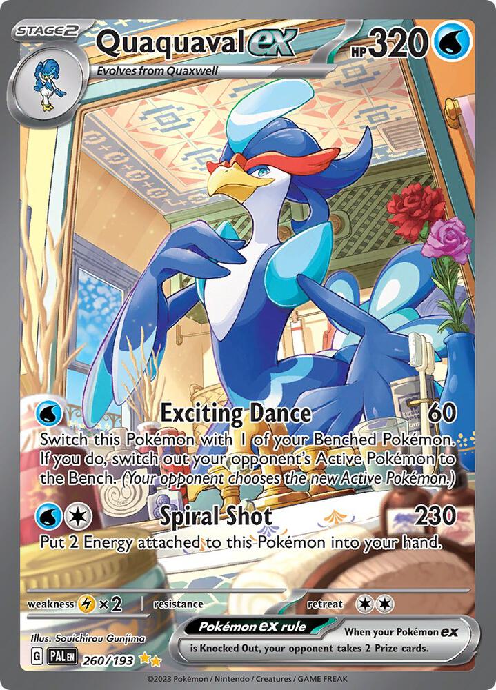 Quaquaval ex - 260/193 - SV02: Paldea Evolved (PAL)
