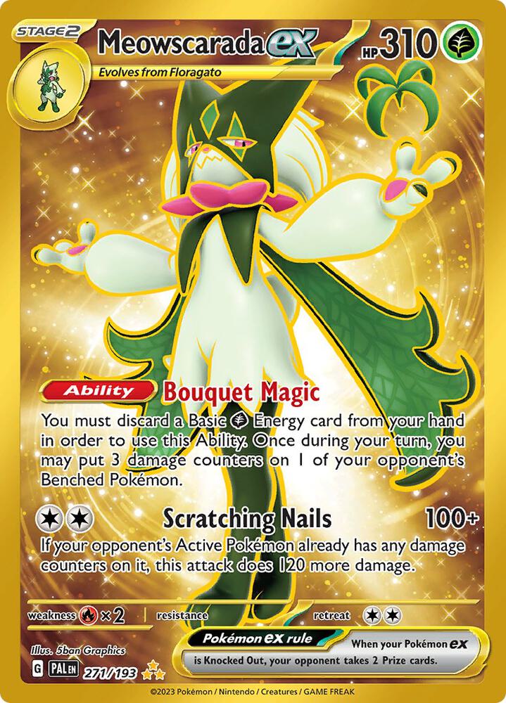 Meowscarada ex - 271/193 - SV02: Paldea Evolved