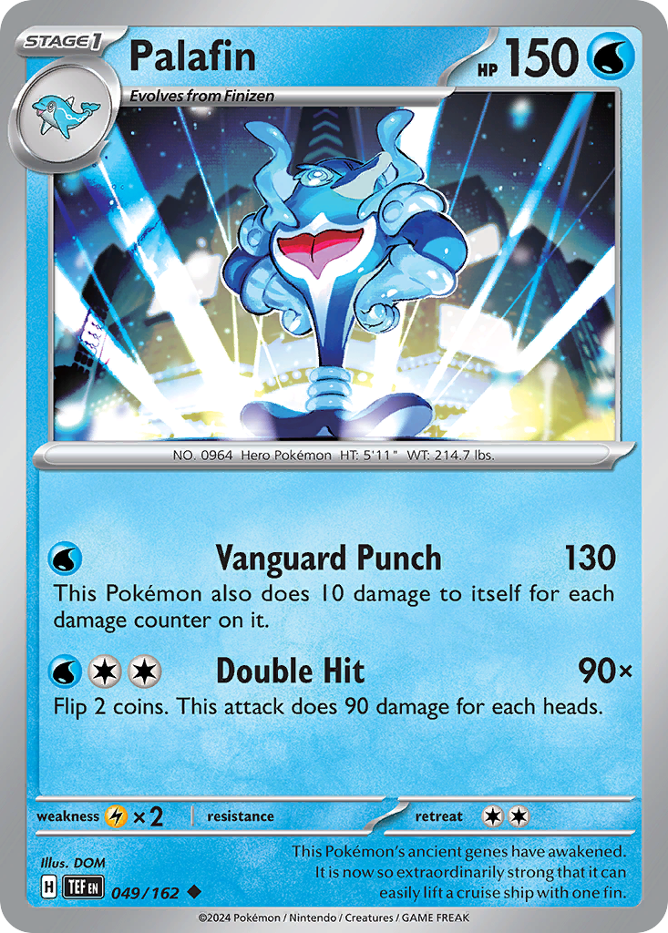 Palafin - 049/162 - Temporal Forces (Reverse Holo)