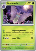 Venomoth - 049/165 -SV: Scarlet & Violet 151 (MEW) (Reverse Holo)