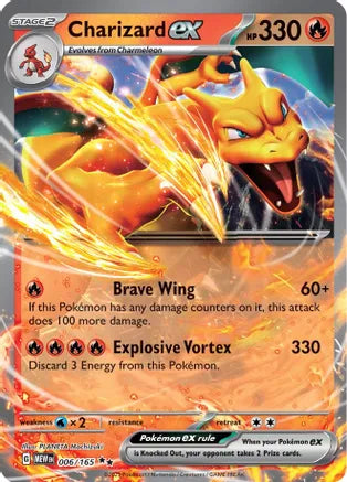 Charizard ex - 006/165 - SV: Scarlet and Violet 151 (MEW)