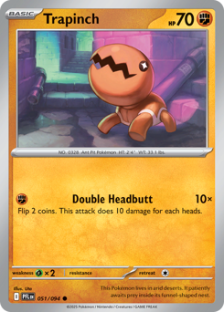 Trapinch - 051/094 - Phantasmal Flames (PFL)