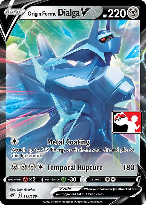 Origin Forme Dialga V - 113/189 - Astral Radiance (League Stamped)