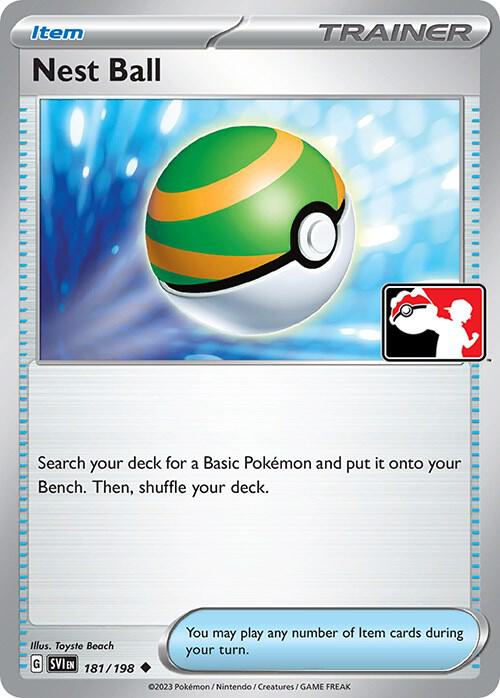 Nest Ball - 181/198 - League Stamped Holo