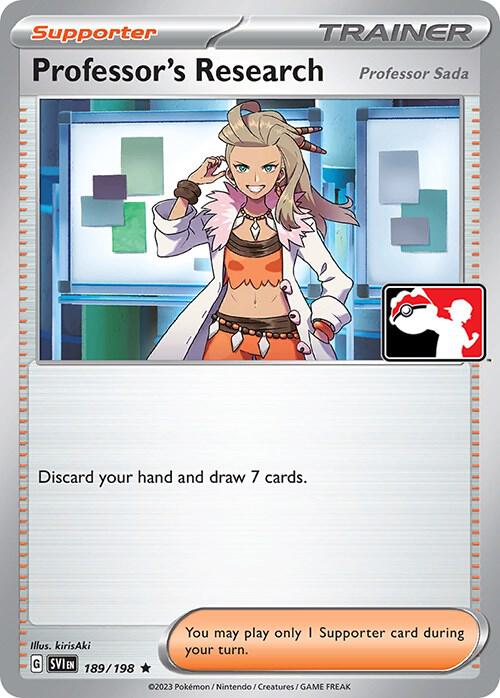 Professor's Research - 189/198 - League Stamped (Holo)