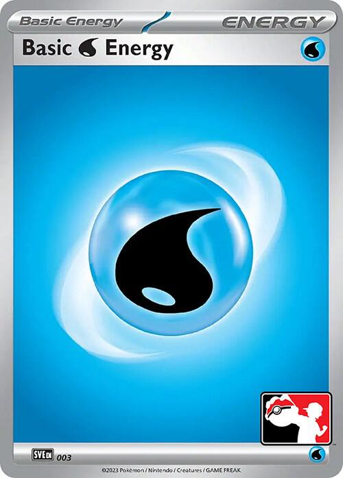 Basic Water Energy 003 - League Stamped Reverse Holo