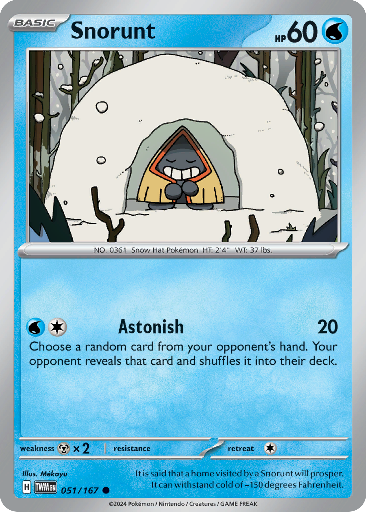 Snorunt - 051/167 - Twilight Masquerade (Reverse Holo)