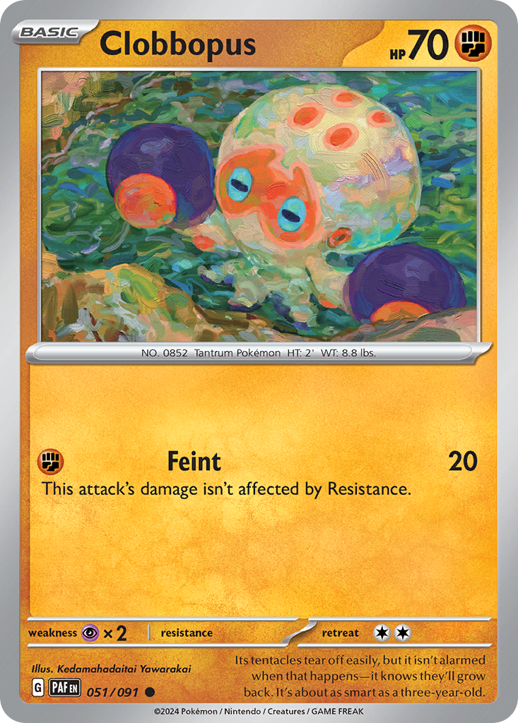 Clobbopus - 051/091 - Paldean Fates (Reverse Holo)