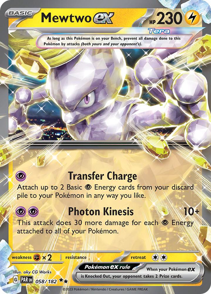 Mewtwo ex Paradox Rift 058/182