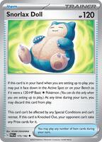 Snorlax Doll  - 175/182  - Paradox Rift
