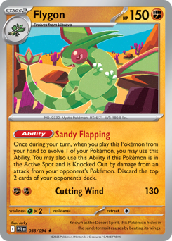 Flygon - 053/094 - Phantasmal Flames (Holo)