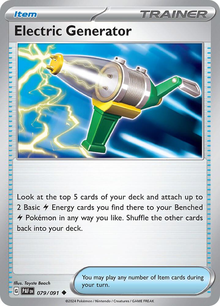 Electric Generator - 079/091 - Paldean Fates