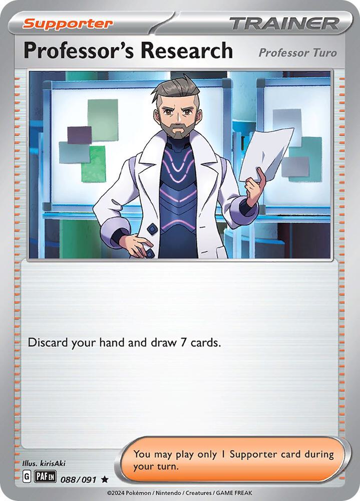 Professor's Research - 088/091 - Paldean Fates (Holo)