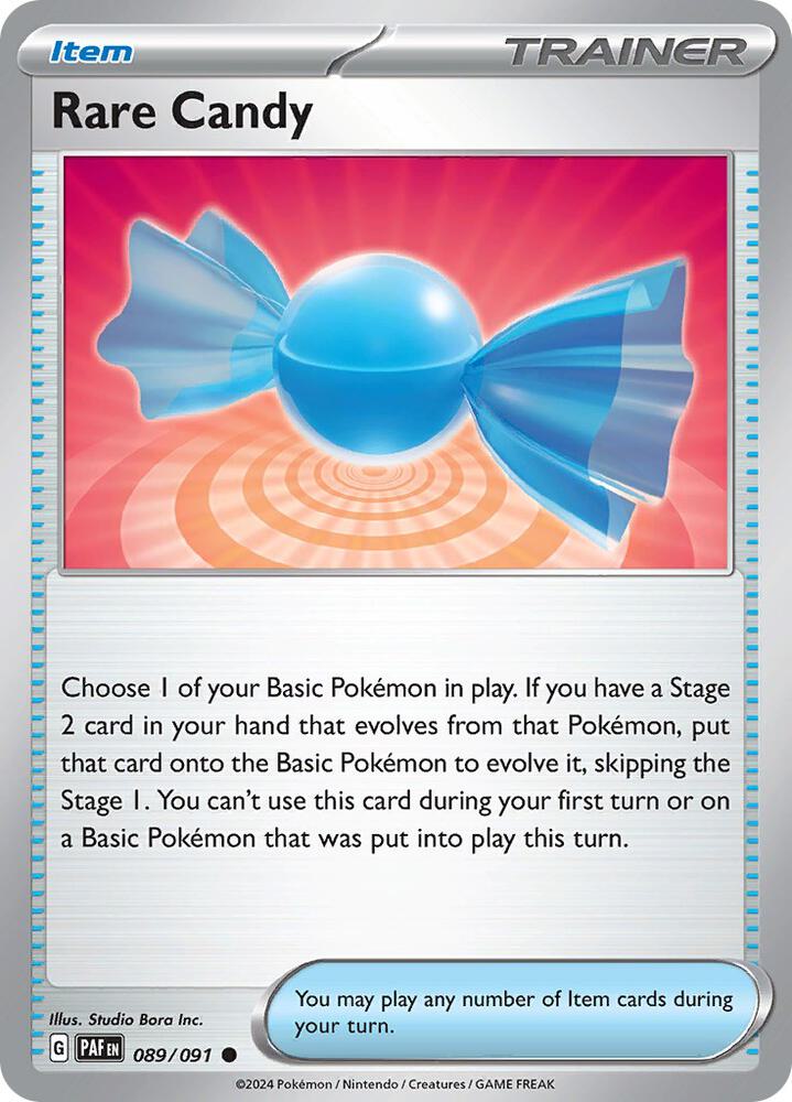 Rare Candy - 089/091 - Paldean Fates (Reverse Holo)