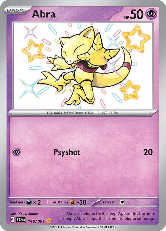 Abra - 148/091 - SV: Paldean Fates