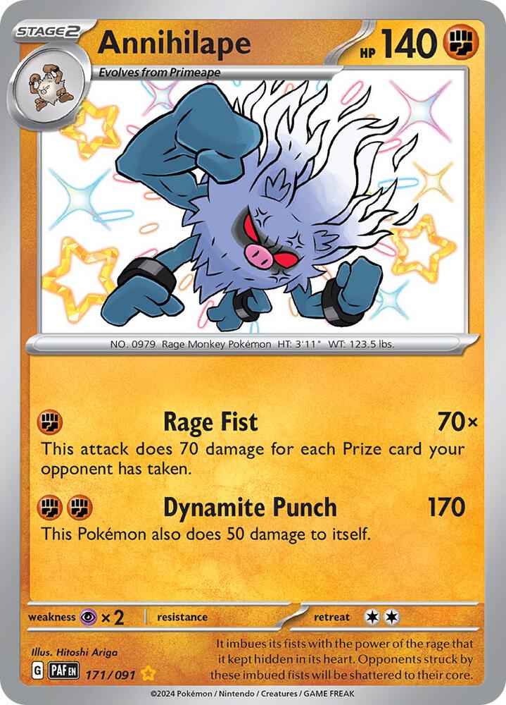Annihilape - 171/091 - SV: Paldean Fates