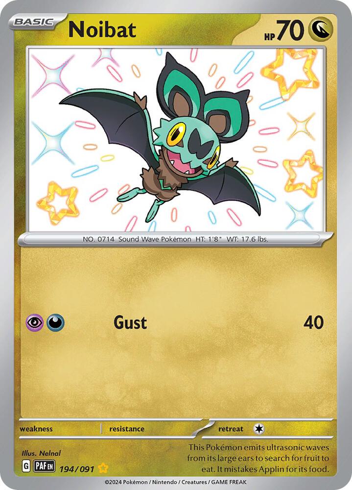 Noibat - 194/091 - SV: Paldean Fates