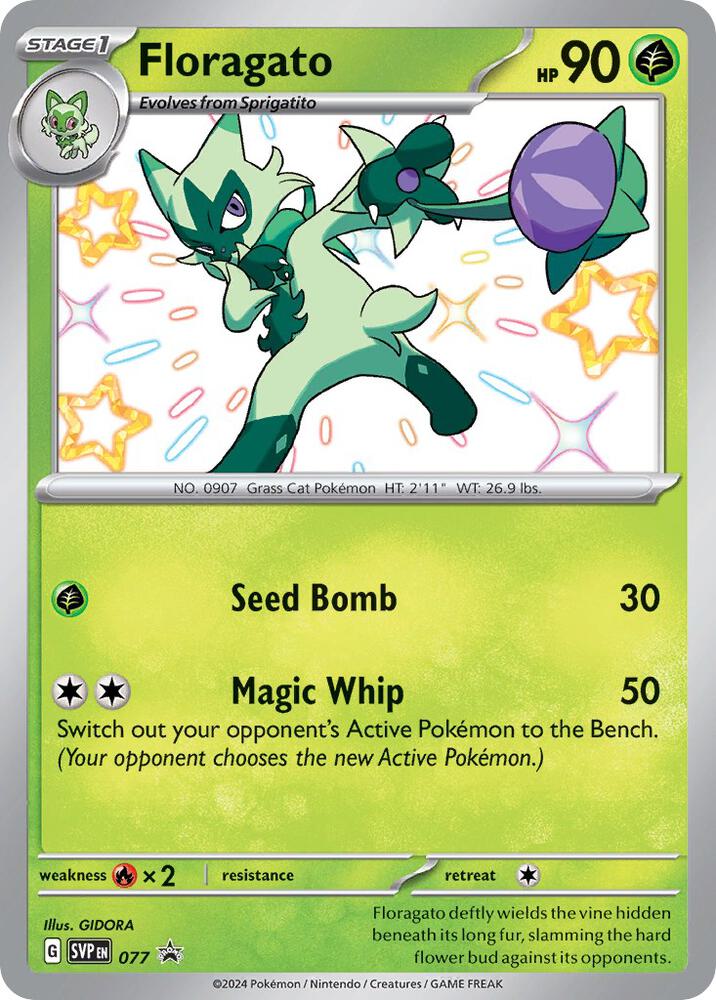 Floragato - 077 - SV: Scarlet & Violet Promo Card