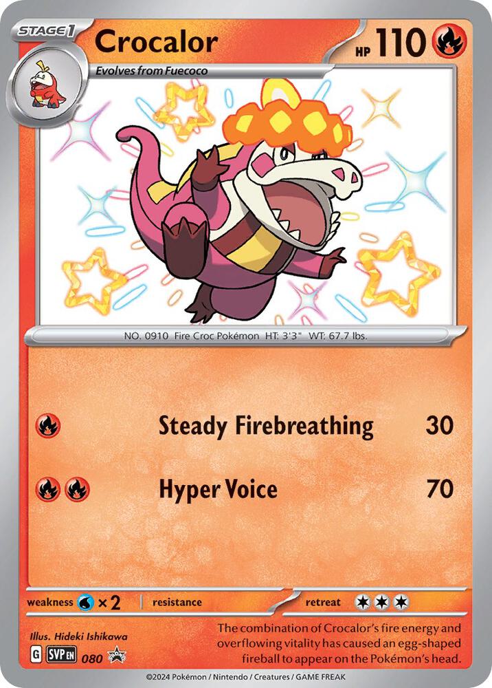 Crocalor - 080 - SV: Scarlet & Violet Promo Card