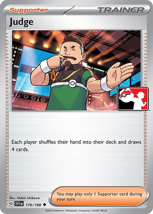 Judge - 176/198 - League Stamped Holo