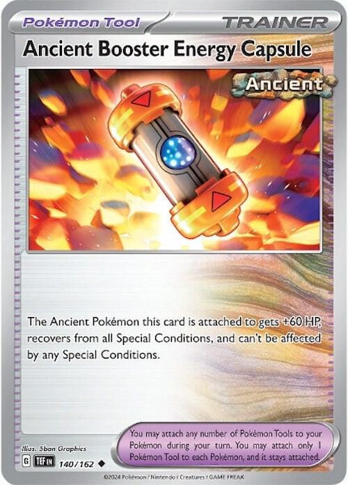 Ancient Booster Energy Capsule - 140/163 - Temporal Forces (Reverse Holo)