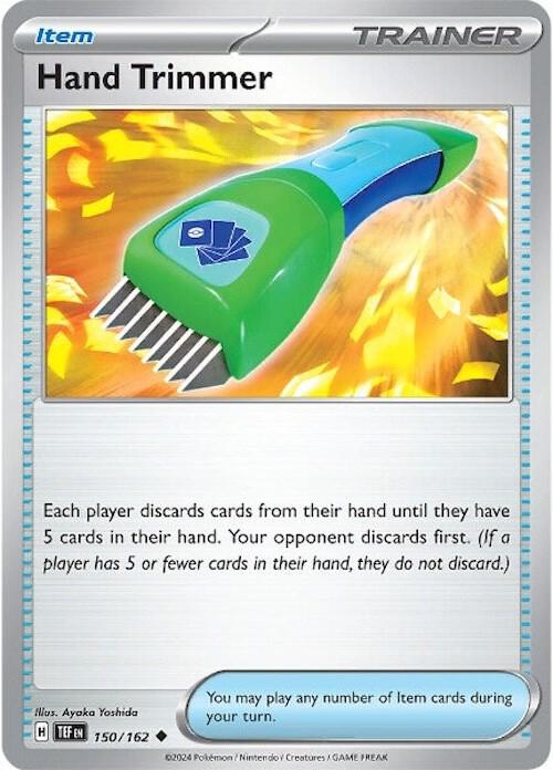 Hand Trimmer - 150/162 - Temporal Forces (Reverse Holo)
