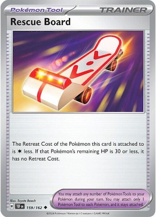 Rescue Board - 159/162 - Temporal Forces (Reverse Holo)