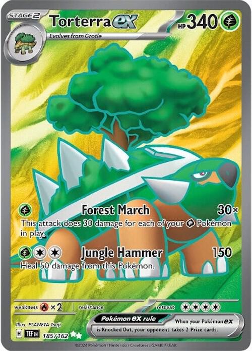 Torterra ex - 185/162 - SV05: Temporal Forces