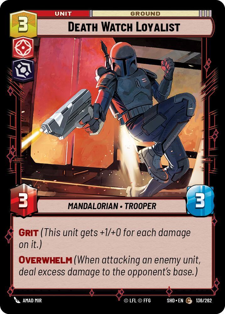Death Watch Loyalist - 136/262 - Shadows of the Galaxy
