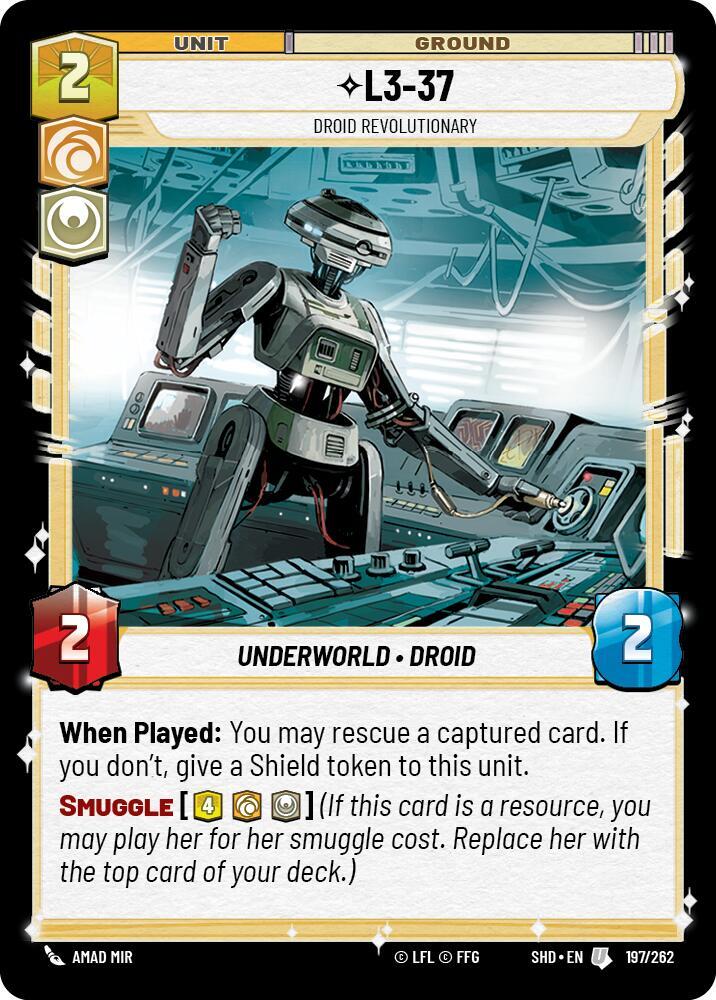 L3-37 - Droid Revolutionary - 197/262 - Shadows of the Galaxy