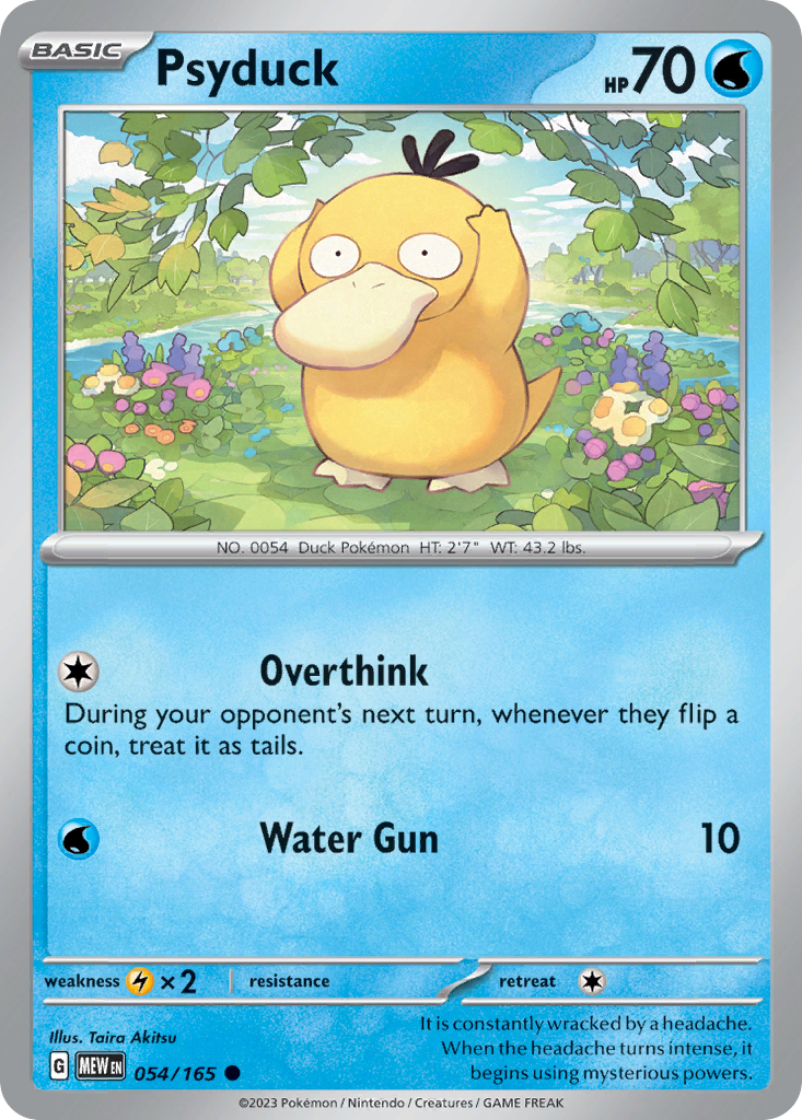 Psyduck - 054/165 -SV: Scarlet & Violet 151 (MEW)