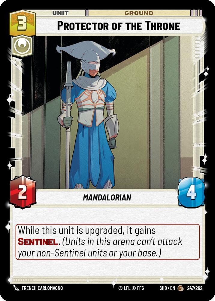 Protector of the Throne - 247/262 - Shadows of the Galaxy Foil