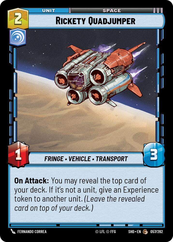 Rickety Quadjumper - 057/262 - Shadows of the Galaxy (Foil)
