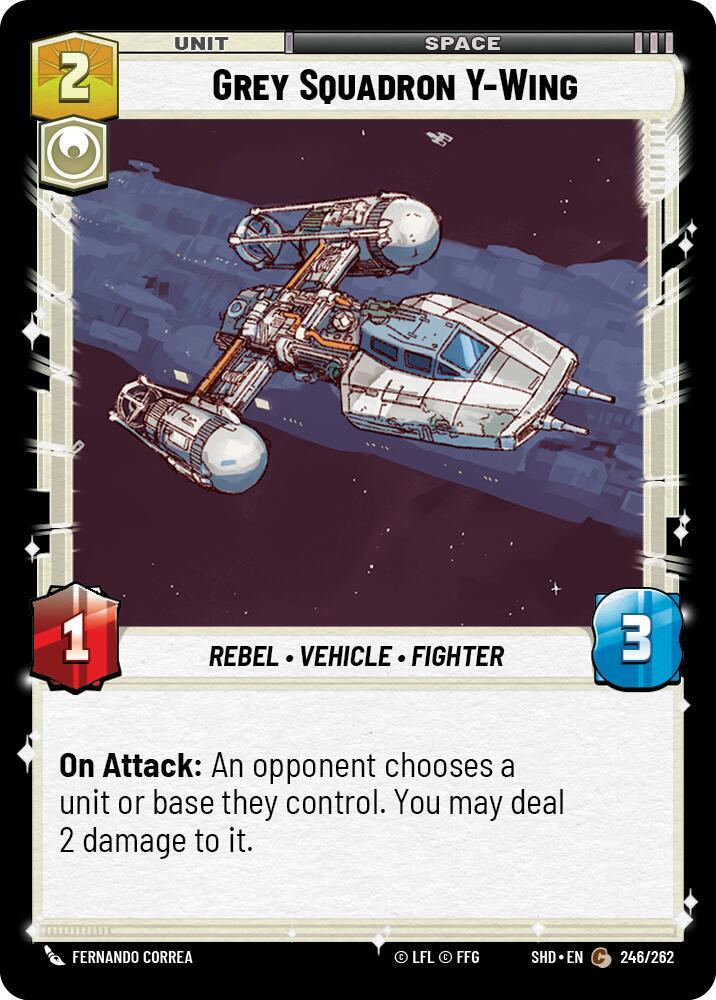 Grey Squadron Y-Wing - 246/262 - Shadows of the Galaxy