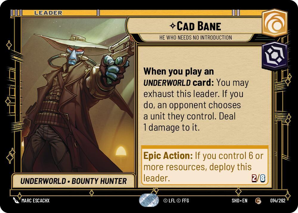 Cad Bane - He Who Needs No Introduction - Shadows of the Galaxy