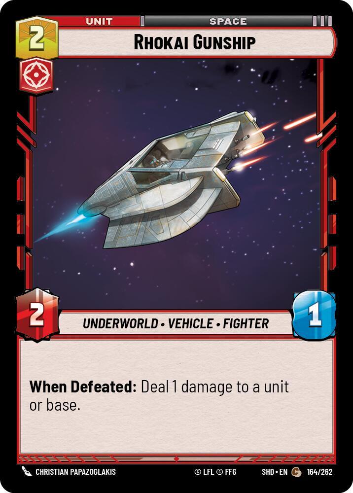 Rhokai Gunship - 164/262 - Shadows of the Galaxy