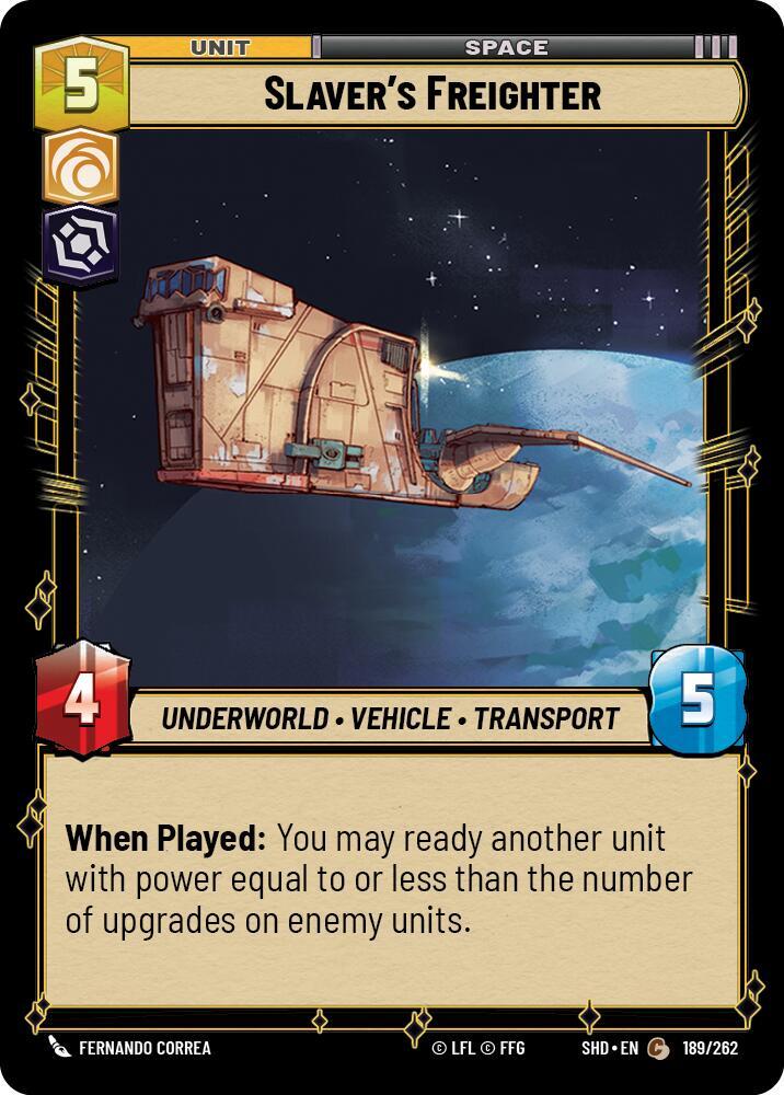 Slaver's Freighter - 189/262 - Shadows of the Galaxy
