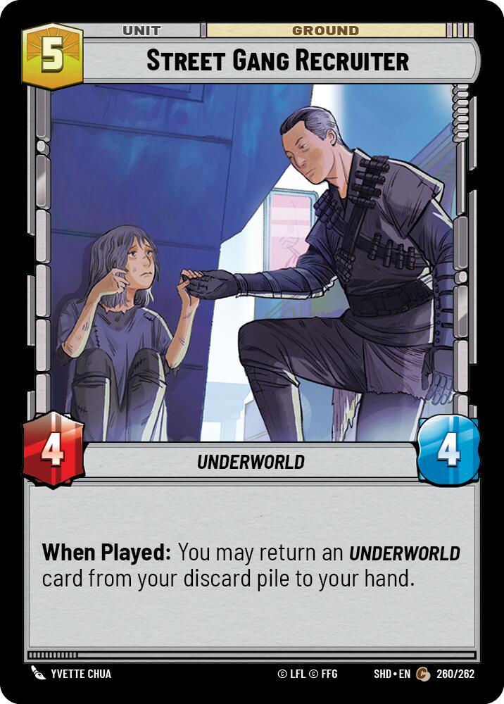 Street Gang Recruiter - 260/262 - Shadows of the Galaxy