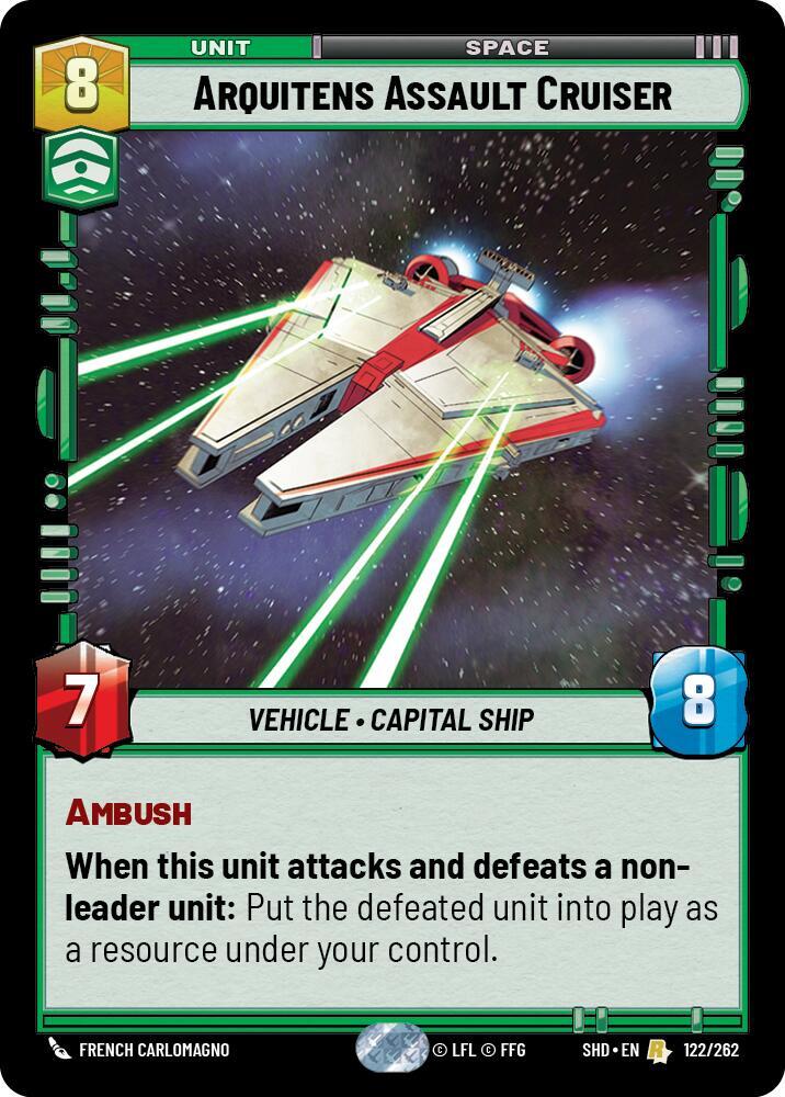 Arquitens Assault Cruiser - 122/262 - Shadows of the Galaxy