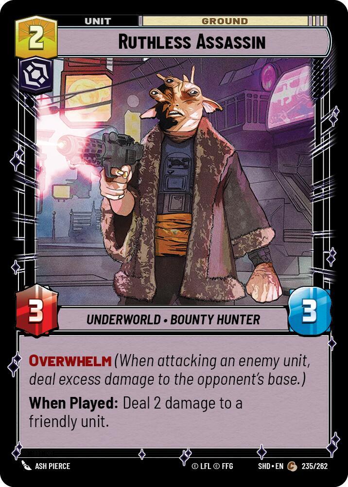 Ruthless Assassin - 235/262 - Shadows of the Galaxy