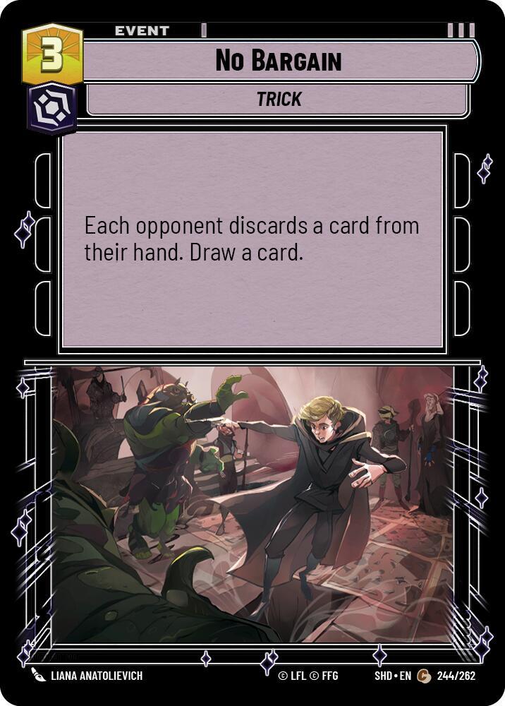 No Bargain - 244/262 - Shadows of the Galaxy Foil