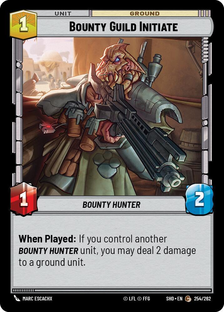 Bounty Guild Initiate - 254/262 - Shadows of the Galaxy