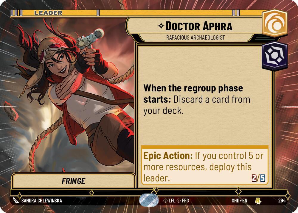 Doctor Aphra - Rapacious Archaeologist (Hyperspace) - Shadows of the Galaxy