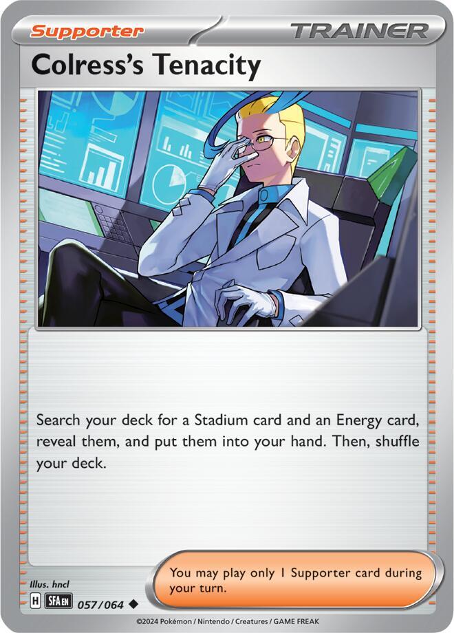 Colress's Tenacity - 057/064 - SV: Shrouded Fable Reverse Holo