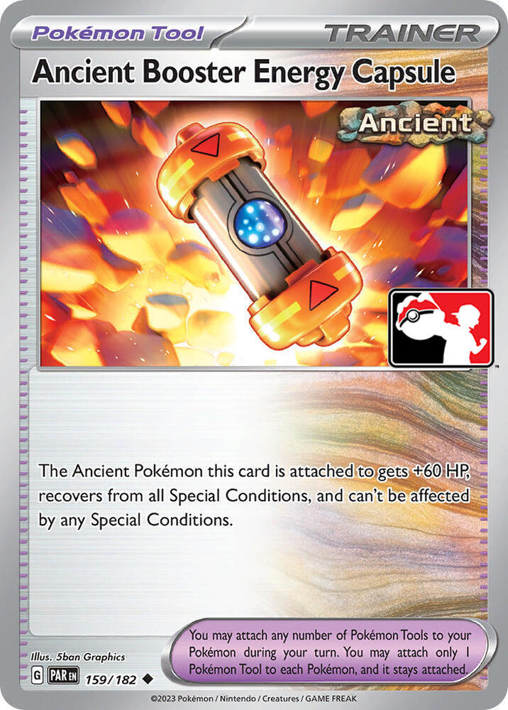 Ancient Booster Energy Capsule - 159/182 - Paradox Rift (League Stamp)