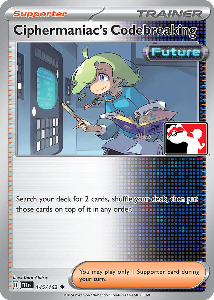 Ciphermaniac's Codebreaking - League Stamp Holo