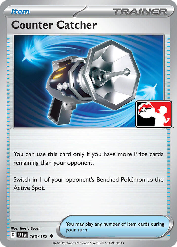 Counter Catcher - 160/182 - Paradox Rift (League Stamp) (Holo)