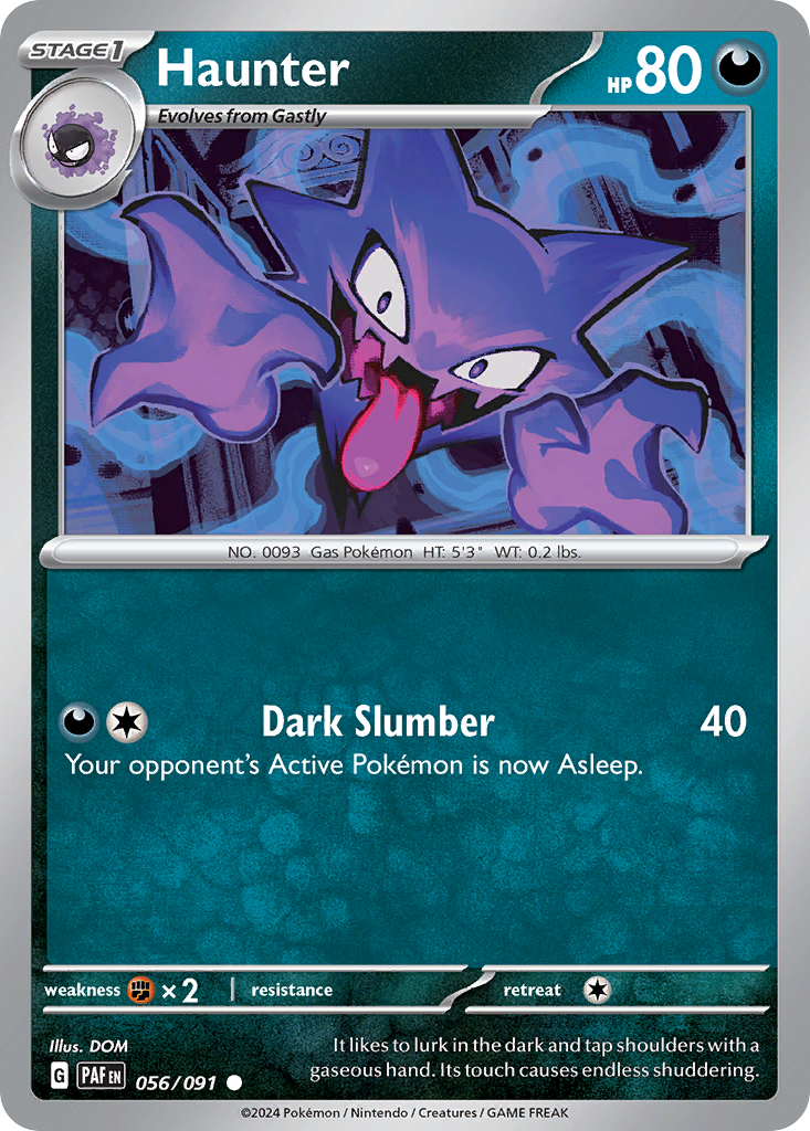 Haunter - 056/091 - Paldean Fates