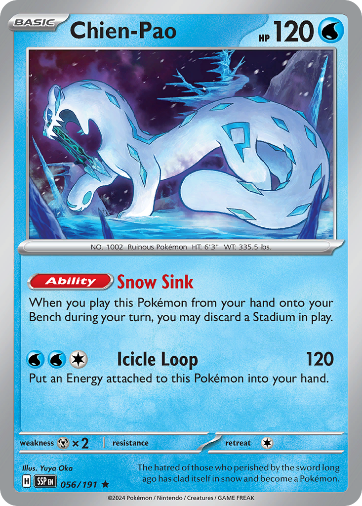 Chien-Pao- 056/191 - Surging Sparks (Holo)