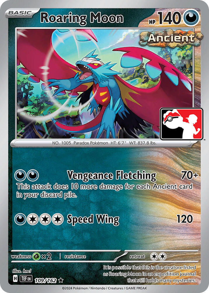 Roaring Moon - 109/162 - Temporal Forces (League Stamp)